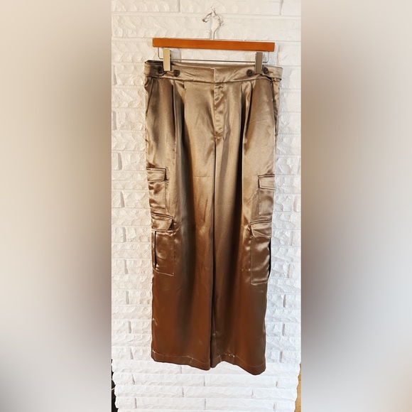 A New Day Cargo Satin Pants - Picture 3 of 6